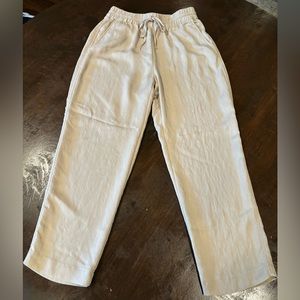 H&M drawstring wide leg pants